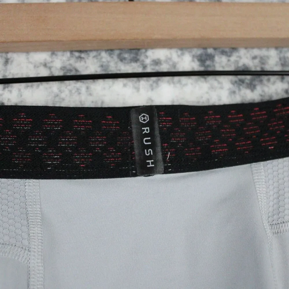 Under Armour Mens Size M Rush HeatGear Celliant Compression Pants Leggings Gray